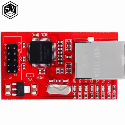 W5100 Ethernet Shield Module – R3 Design, 3.3V/5V Dual Voltage, Network Board for Arduino