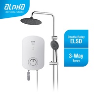ALPHA EVO E Rain shower Instant Water Heater Non Pump
