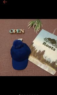 全新 加拿大 ROOTS 毛球造型 棒球帽 球帽 造型帽 原價1380❤ooh.lala❤