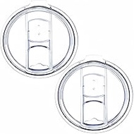 sweetfamily 2 Replacement Lids for Stainless Steel Tumbler Travel Cup,3.1 to 3.15 INCH Cup Mouth Com