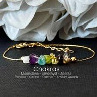 7 Chakra Bracelet Exquisite 7 Original Healing Crystals Made Women's Holiday Blessing Gift