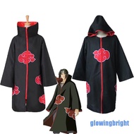∏✗[glowingbright 0714] Animer Cosplay Costume Akatsuki itachi Cloak Superior Quality Anime Conventio