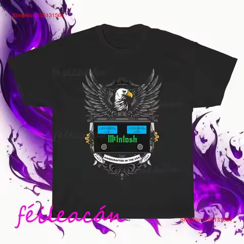 Brand New McIntosh Amplifiers Logo American T Shirt Funny Size S to 5XL vintage Washed Stretched Top