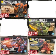 HG 高達模型                                           MS-06Fs “Zaku II FS” $118      MS-06R-1A Zaku II(S