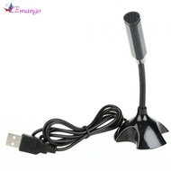Lemango【Fast Delivery】Mini Microphone Plastic Universal Usb Desktop Voice Stand Microphone For Microcomputer