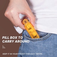 Monthly Pill Organizer 2 Times a Day - 30 Day Pill Box AM PM, BPA Free One Month Medicine Organizer 