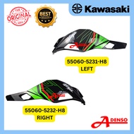 ZX-2R 2025 SIDE COWL LEFT & RIGHT, EBONY/BLACK (ORIGINAL100%KAWASAKI) 55060-5231-H8 LEFT 55060-5232-