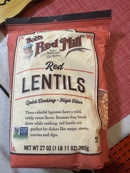 Bob's Red Mill Red Lentils 765g