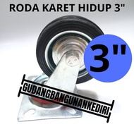 3" live rubber wheels | 3" rubber wheels | 3" trolley wheels, display case wheels, 3 inch live rubbe