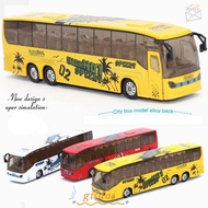 GILDAI Extended Bus Toys Hobbies Light and Music High Quality Pull Back