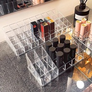 8.23-8.21-Lipstick Storage Box Multi-Grid ins Style Lip Glaze Rack Influencer Style Transparent Desk