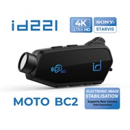 บลูทูธพร้อมกล้อง ยี่ห้อ id221 รุ่น MOTO BC2 ราคาเพียง 5680.- มีกล้องหน้า- หลังพร้อมเมมโมรี่การ์ด 32 