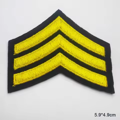 Iron On Patch Clothes Rank Shield Patch For Clothing Boys Embroidered Patch
