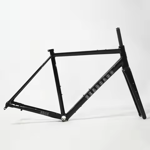 Seaboard Road Bicycle Frame GR02 Gravel Off-Road Disc Brake Aluminum Alloy Frameset, 700C Cylinder S