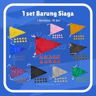 1 set of Siaga Barung 1 Flag 10 Bet