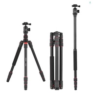 [T25] Andoer 153cm/60in Portable Camera Tripod Stand Aluminum Alloy with Detachable Monopod 360°Rota