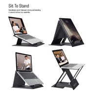 Laptop Stand MOFT Z Laptop 5-in-1 Sit- Stand Desk - BLACK