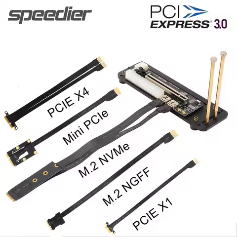 Laptop M.2 NVMe/NGFF mPCIe PCIe x1 x4 Riser DOCK PCI-E 3.0 x16 to M.2 NVMe M-Key eGPU External Graph