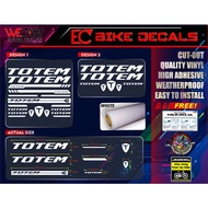 WECAST Totem Bike Frame Decals Sticker and Stickers for Bike Frame