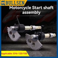 Kick Start shaft assembly GY6 125/150cc Gear Shaft Spring Pinion foot starter rod accessory 129mm