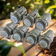 Ratswaiiy 1Pcs Male Female Cable Joint Connector 2/3/4/5/7/10/14/16 Pin YP21 21mm Aviation Plug Avia