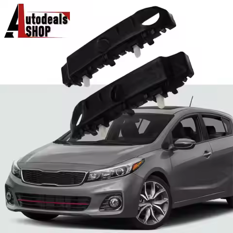 Pair Left & Right Front Bumper Bracket Retainer Support for Kia Forte Forte5 Forte Koup 2014 2015 20