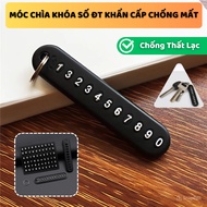 Key chain contact number card, Convenient Anti-Lost Emergency Number Key Chain