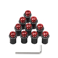 Đai Ốc Cao Su NMAX V1 V2 Cho Kính Chắn Gió ADV PCX AEROX GSX CBR R1 R3 R6 R15 NINJA M5 10 Cái