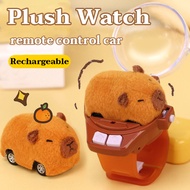 Watch Electric Toy Mini 2.4g Remote Control Toy Car Rechargeable Cute Plush Car Kid Birthday Gift