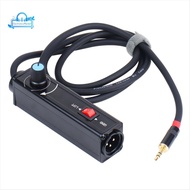 Stereo Ground Loop Isolator 3.5mm to XLR Audio Isolator Audio Noise Isolator Noise Suppressor Isolat