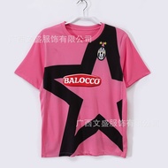 Retro Juventus 1996 Champions League Jersey: Classic Black-And-White Vertical Stripes Kids Short-Sle