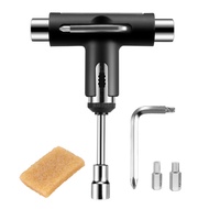 Skate Tool Integration Multi-Function Ratchet Skateboard Tool with Skateboard Griptape Eraser Kit