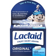 [ของแท้ 100%] LACTAID ORIGINAL LACTASE ENZYME SUPPLEMENT S28