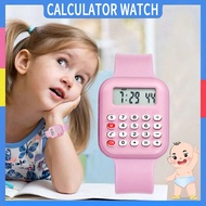 1 Piece Cute Number Calculator Watch Suitable For Teenagers, Boy And Girl, Universal Electronic Spor