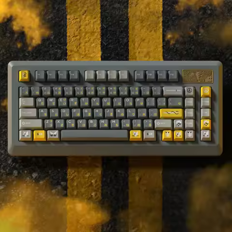 Domikey Chaser Keycap Cherry Profile ABS Doubleshot for MX Stem Mechanical Keyboard 87 104 cstc75 bm