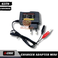 Adaptor Mini Charger Aki ACCU 12V Adaptor Tester Universal / Adaptor tester serbaguna 12 Volt