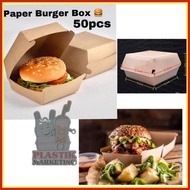 Paper Burger Box / Kotak Burger Kertas/ Paper Food Box (50pcs+)
