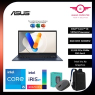 Asus VivoBook 14 A1404V-AAM166WS 14'' FHD Laptop Blue ( I5-1335U, 8GB, 512GB SSD, Intel, W11, HS )