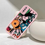 Cute cartoon monster Case For OPPO A7 A12S F11 A9X A94 A79 A80 A57 A77 A5S Reno 4F 5F 7Z 8Z A53 A33 
