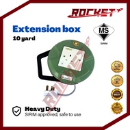 SIRIM Extension box Full Copper Wire Sirim Plug 10 Yard Extension Roll Cable Reel Trailing Adaptor E