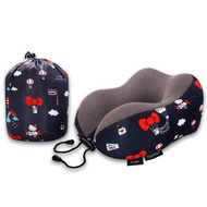 murmur山丘頸枕-Hello Kitty 熱氣球 | U型護頸枕推薦(附收納袋)