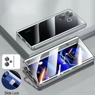 For Xiaomi Poco F6 Pro Poco F6 XiaomiPocoF6 XiaomiPocoF6Pro 5G 2024 Double Sided Glass Flip Phone Ca