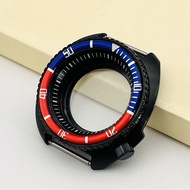 44Mm Mod Black Seiko 6105 Watch Cases Fit NH35 NH36 7S26 Movement 28.5Mm Dial Sea Turtle Abalone Cap