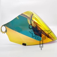 ARC Discovery Helmet visor Cermin Topi ( Orange )