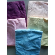 Dixon plain embossed towel