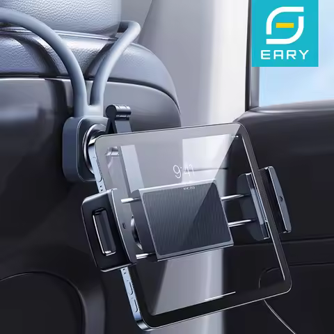 Eary Car Headrest Tablet Holder 360°Rotation Car Bracket Mount for Back Seat Road Trip Essentials fo