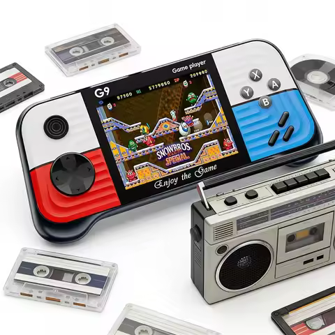 G9 Mini Handheld Game Player Portable Game Console with 666 Free Games – Best Gift for Kids
