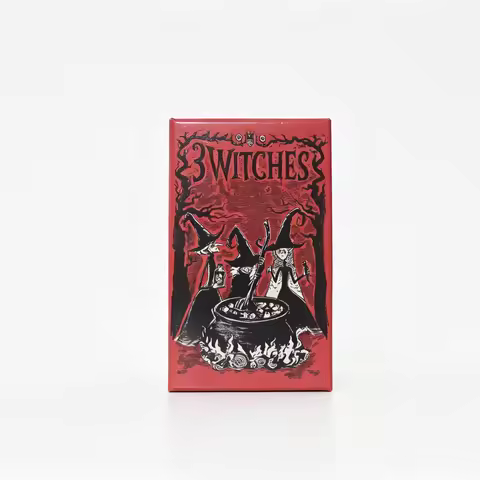 3 Witches Card Game - 2 vs 1 .Trick Taking for the Fate of the King! The witches can't agree! 20 Min