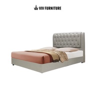 Leather Bed Frame - Storage Bed -Single, Super Single, Queen &amp; King- Many Colours - Alonso