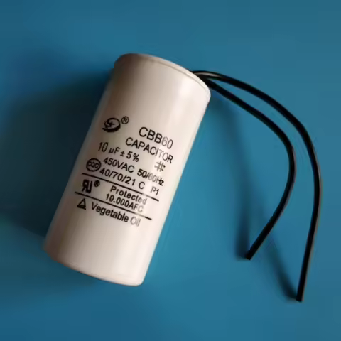 10 Pcs Start Capacitor CBB60 Automatic Washing Machine Motor 4UF5UF6UF8UF10UF12UF15UF16UF 450V